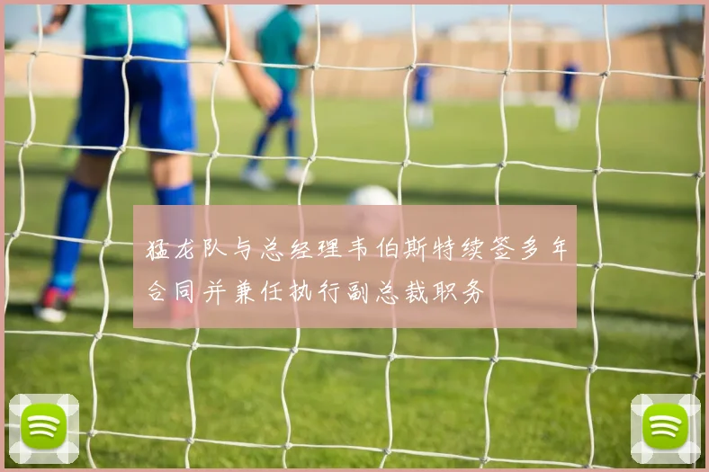 猛龙队与总经理韦伯斯特续签多年合同并兼任执行副总裁职务